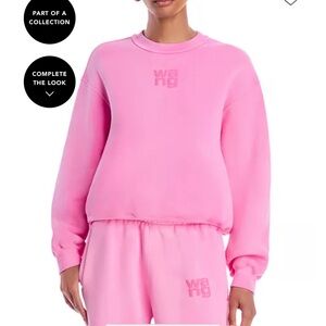 Alexander Wang Vibrant Pink Sweatshirt